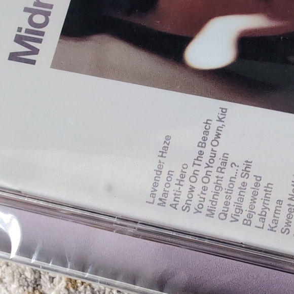 Taylor Swift Midnights CD Target Exclusive Lavender Disc Sealed Bonus Tracks - Picture 6 of 6